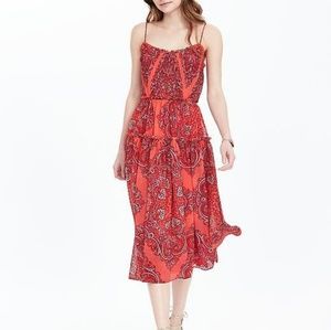 💥Sale💥Banana Republic | Paisley Midi Dress